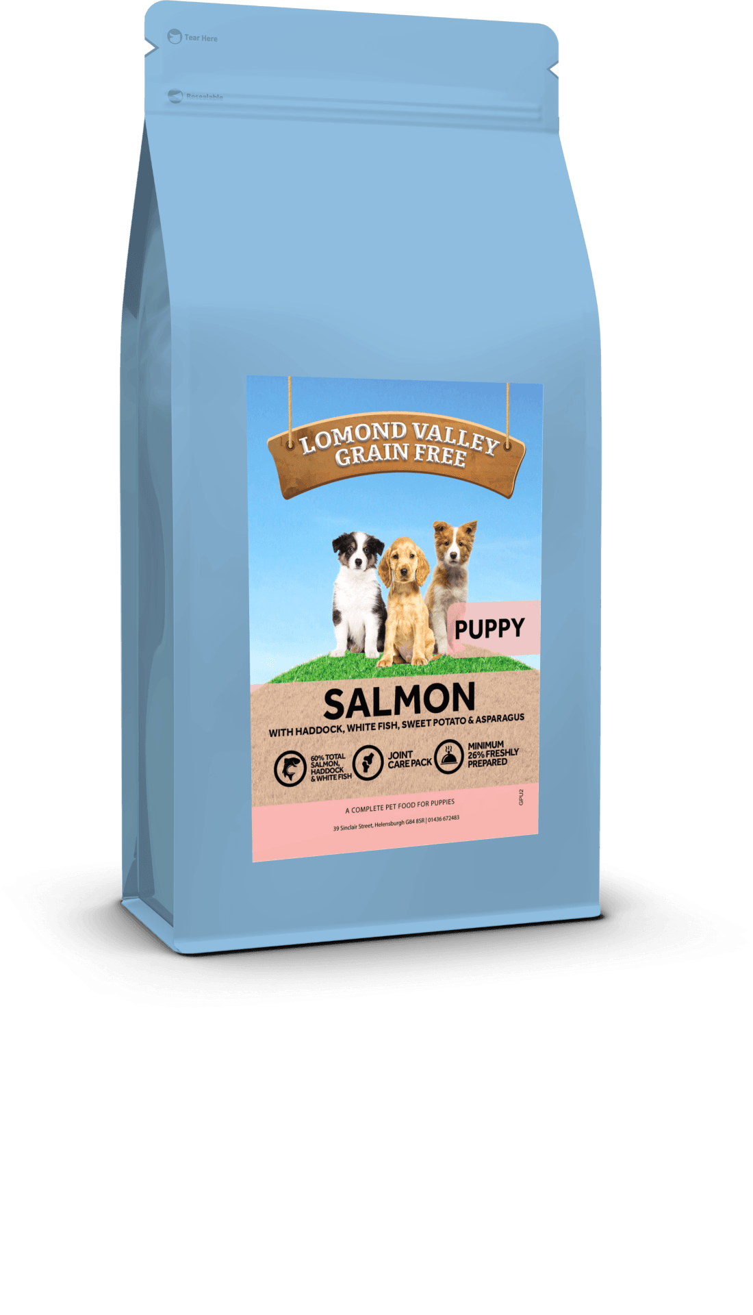 Lomond Valley Grain Free Puppy Salmon