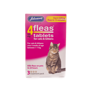 4fleas Tablets for Cats & Kittens 3 Tablets
