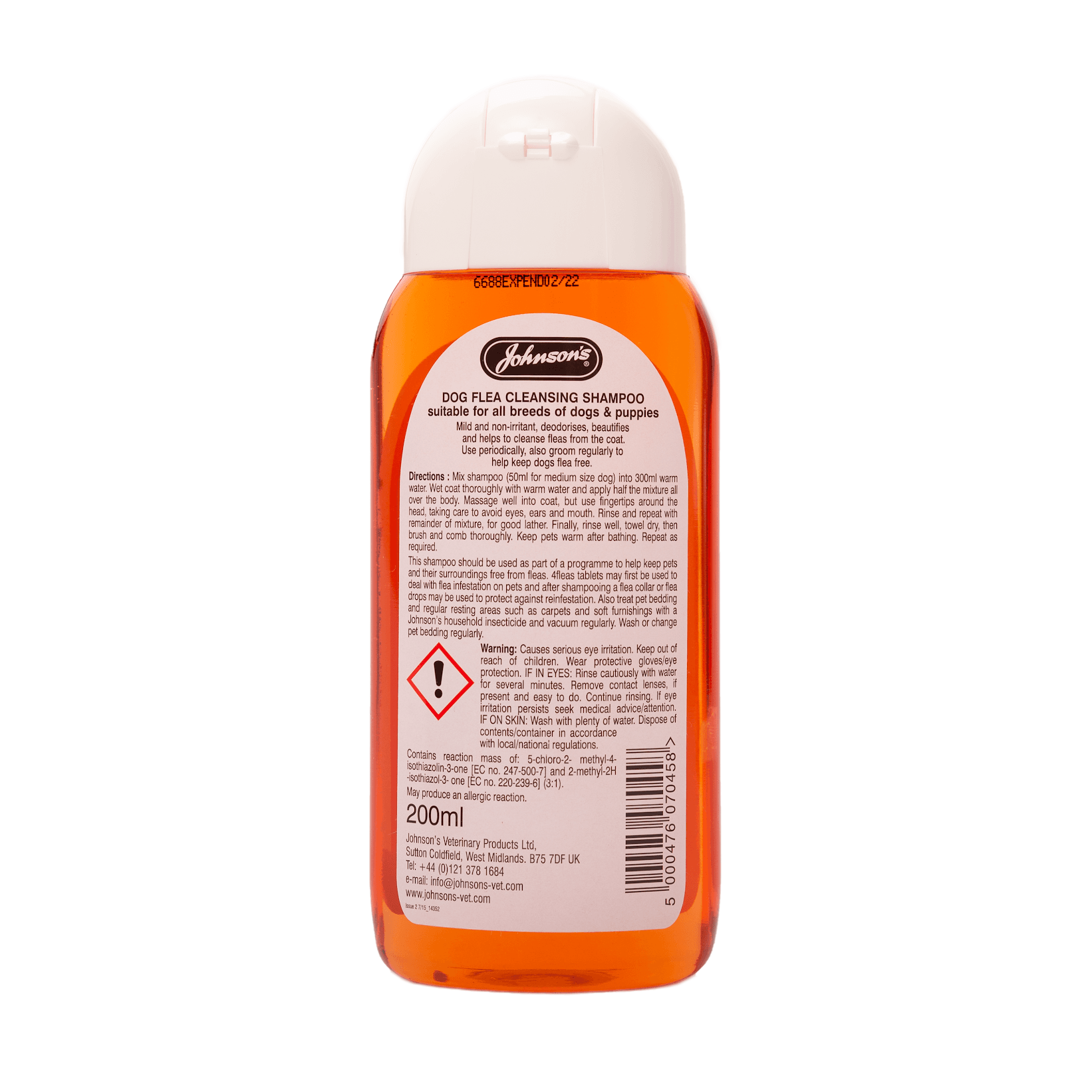 Dog Flea Cleansing Shampoo – 200ml - Image 2