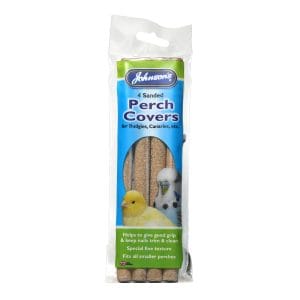 Sanded Perch Covers for Budgies, Canaries