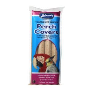 Large Sanded Perch Covers for cockatiels, parrots